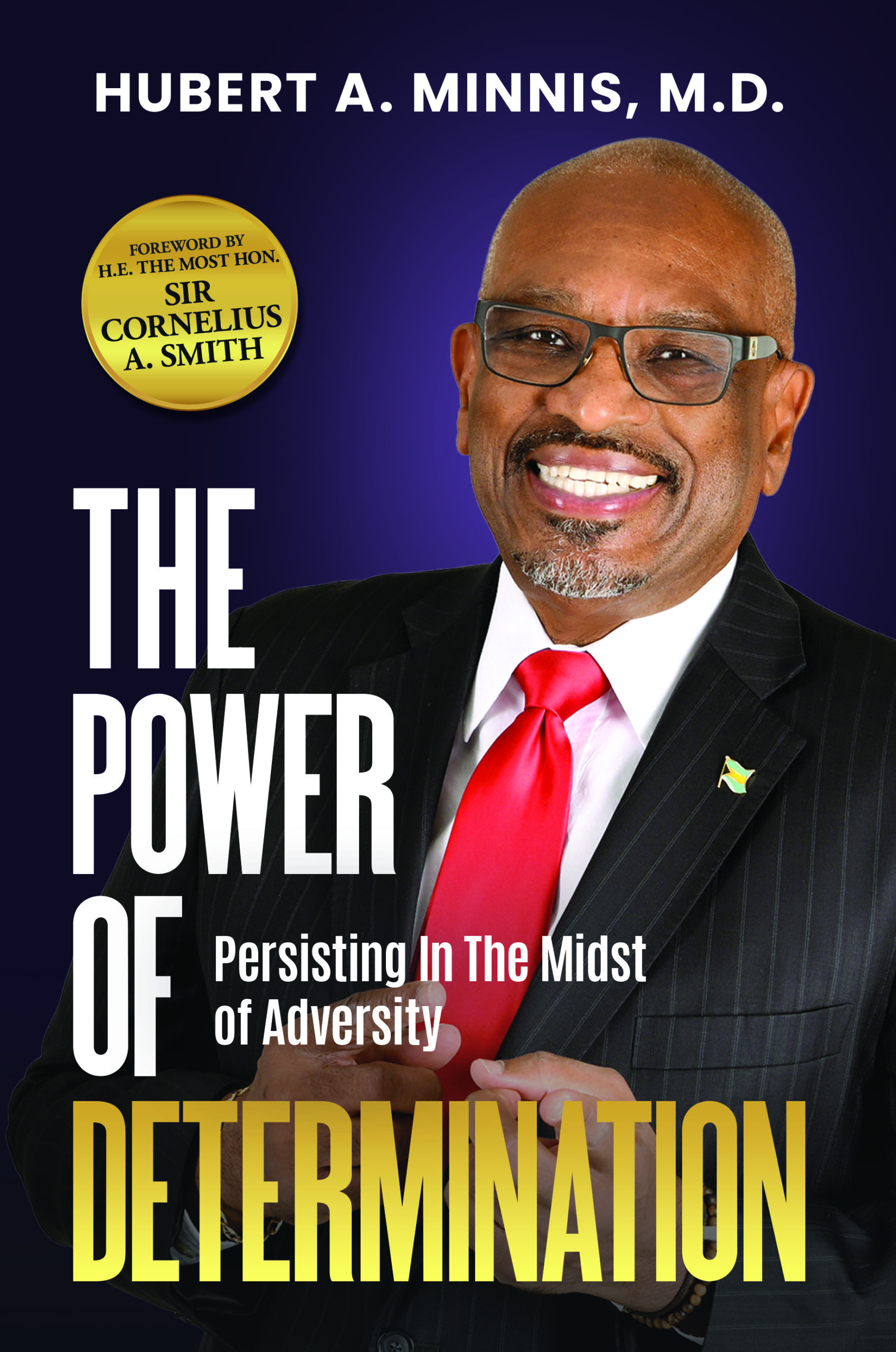 Dr. Hubert Minnis Book Design, Banners, Sign-in Book & Event Graphics